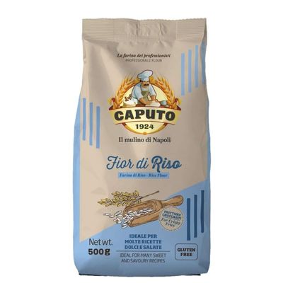 Caputo Fior Di Riso Rice Flour - 500g | Ideal for Sweet and Savoury Culinary Delights | Additive Free, GMO Free & Gluten Free