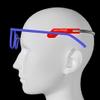 Glasses Held Off The Nose in Comfort Stop Nose Dents Stop Glasses Slipping Down Nose Pads Low Nose Bridge Glasses Off Nose Marks (Clear) view 4