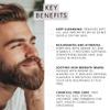 Beard Cleanser Vegan Natural Beard Softener with Argan & Almond Oil Exotic Sandalwood & Vanilla Rejuvenating Hydration Gentle Skincare for Sensitive Skin SLS SLES Paraben Free Daily Beard Care 100ml view 3