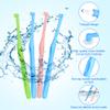 ACWOO Interspace Toothbrush, 4 Pcs Soft Single Tufted Slim Teeth Brushes for Orthodontic Braces Detail Cleaning view 3