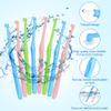 ACWOO Interspace Toothbrush, 8 Pcs Soft Single Tufted Toothbrush Trim Toothbrushes, Slim Interspace Teeth Brushes Interdental Brushes for Orthodontic Braces Detail Cleaning view 3