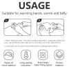 Hot Water Bottle with Fluffy Cover 500ml/1000ml Bed Hot Water Bottle Winter, Hot Water Bag for Cosy Nights, Pain Relief, Back, Neck and Shoulders, Great Gift for Women Children (Blue Shark, 1000ml) view 4