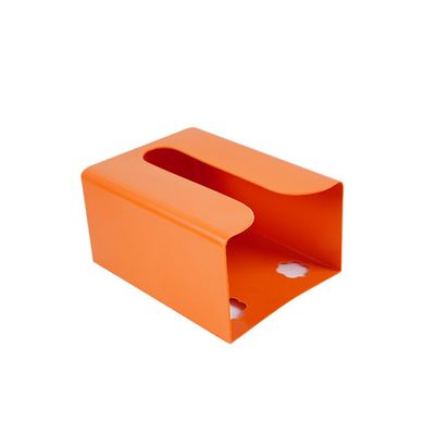 lmoikesz Household Hotel Toilet Paper Dispenser Living Room Bedroom Wall Mounted Papers Tissues Holder Space Saving Organizer, Orange