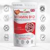 Red Label Health Vitamin B12 Tablets High Strength 1000mcg for Men & Women, Pack of 400 Tablets (1+ Year Supply), Methylcobalamin B12 Vitamin for Tiredness and Fatigue, Vegetarian, Vegan view 3