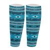Wanyint Tribal Ethnic Style Compression Calf Sleeves Brace-Football Leg Sleeves for Women-Footless Compression Socks for Running Cycling & Fitness Shin Splint view 1