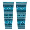 Wanyint Tribal Ethnic Style Compression Calf Sleeves Brace-Football Leg Sleeves for Women-Footless Compression Socks for Running Cycling & Fitness Shin Splint view 2