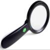 12 Bright Led Lights Handheld Hd 20X 90Mm Lens with Gift Box  Carrying Case Ideal for Reading Crafts Repair Magnifier Star of Light view 4
