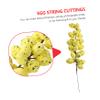Cabilock Easter Egg Adornments 4pcs Artificial Branch Decorations for Easter Party and Celebration Photography view 4