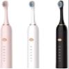 ARTSZY Electric Toothbrush Adult Timer Automatic Brush USB Charger Rechargeable Tooth Brushes Washable Replacement Heads Set (Color : Black) view 2