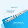 YNR Tweezers for Facial Hair Women  Stainless Steel Slanted Eyebrow Tweezer for Precision Hair Plucking, Chin, Ingrown Hair, Splinters & Tick Remover for Men & Women | (Silver) view 4