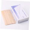 AOKWAWALIY 200pcs Wood Wax Stick Multitools Disposable Wax Spatula Wax Applicator Wand Wide Wax Applicator Body Hair Removal Spatula Wood Wax Spatula Household Scraper Wooden view 3
