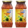 Ashoka Mango Pickle Hot - 500g (Pack of 2) | Authentic Indian Spicy Pickle for Culinary Adventures | Great Flavour | Spicy & Sour | Vegan