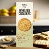 Marks and Spencer Wheaten Crackers 150g | Savoury Wheat Creackers - 2 Pack in a Premier Life Store Box view 3