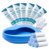 Bed Pan Bundle Set | x1 Bed Pan, x30 Liners, x30 Disposable Gloves, x30 Absorbent Pouches | Ergonomic Bedpans for Adult Men and Women by Bio-Lec Mobility view 1