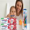 Dr Cosi Oral Care Set- 2xStrawberry & Mint Flavour Toothpaste 50 ml - 3-8 Years with Kids 0-7 Years Soft Bristles Toothbrush, Pack of 3 view 1
