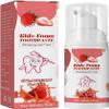 Kids Foam Toothpaste, Fluoride Free Natural Formula, Toddler Toothpaste for U Shaped Toothbrush, Foaming Toothpaste and Mouthwash for Children Dental Care (Strawberry) view 1