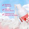 Kids Foam Toothpaste, Fluoride Free Natural Formula, Toddler Toothpaste for U Shaped Toothbrush, Foaming Toothpaste and Mouthwash for Children Dental Care (Strawberry) view 3