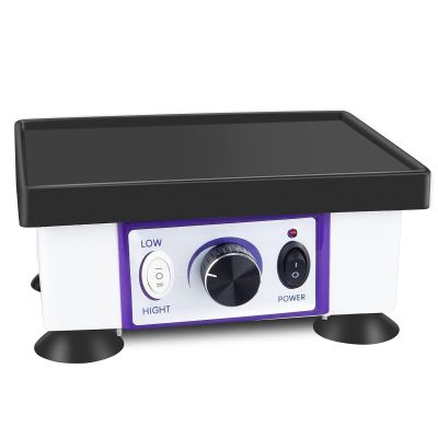 Bceer Dental Square Quartet Vibrator Plaster Oscillator Gypsum Mixing Machine Powerful Lab Vibrator Equipment With High/Low Control Function(Color:L)