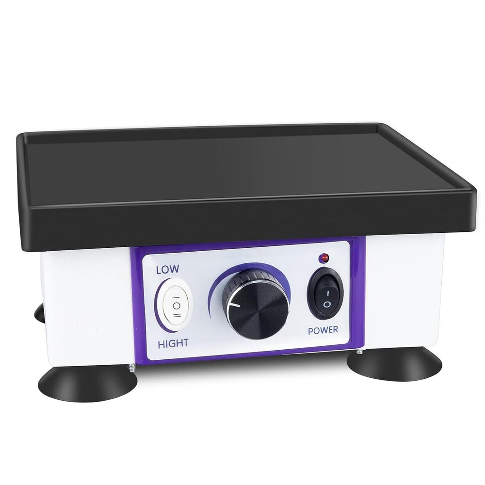 Bceer Dental Square Quartet Vibrator Plaster Oscillator Gypsum Mixing Machine Powerful Lab Vibrator Equipment With High/Low Control Function(Color:L)