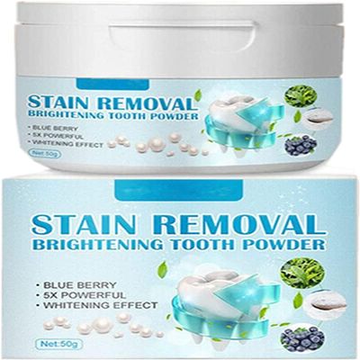 Baking Soda Tooth Powder Intensive Stain Remover Teeth Whitening Powder, Active Whitening Tooth Powder, Effectively Removes Tooth Stains and Freshen Breath (1pcs)