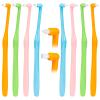 8 Pcs Single Tufted Toothbrush Tuft Toothbrush, Slim Interspace Toothbrushes Interdental Brushes for Detail Cleaning Orthodontic Braces(Pointed+Flat) view 1