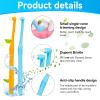 8 Pcs Single Tufted Toothbrush Tuft Toothbrush, Slim Interspace Toothbrushes Interdental Brushes for Detail Cleaning Orthodontic Braces(Pointed+Flat) view 3