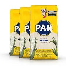 Pan Premium Pre-Cooked White Maizemeal - 1kg (Pack Of 3) | Gluten-Free | Ready to Inspire Your Recipes | Authentic Maize Delights | Goodness for Creative Kitchens