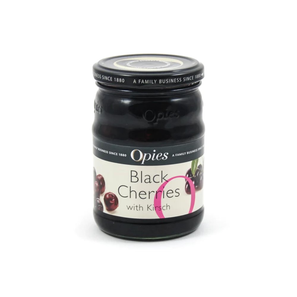 Opies Black Cherries with Kirsch 6x370g