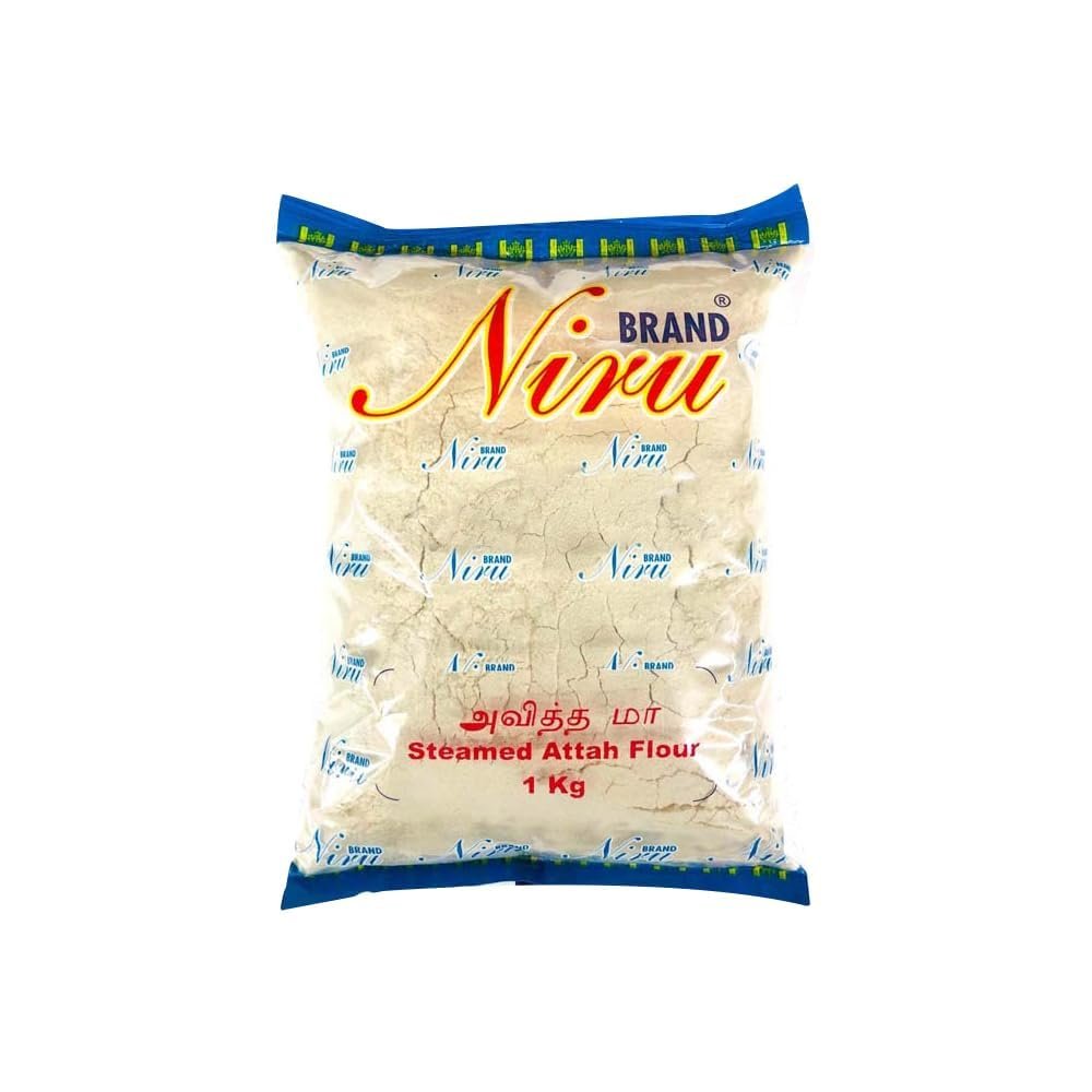 Niru's Steamed Atta Flour Wheat Soft And Fluffy Rotis And Parathas Healthy Indian Origin 1KG Pack Of 1