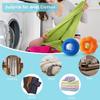 4 Pack Pet Hair Remover for Laundry, Laundry Balls Hair Catcher Washing Machine Lint Remover Reusable - Pet Fur Laundry Catcher Hair Remover for Laundry Clothes Bedding view 4