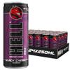 HELL Energy Drink Black Cherry Flavour | 24 x 250ml Cans Multipack | 32mg/100ml Caffeine | Contains Vitamins B2 B3 B5 B6 B12 | Preservative Free | Vegan | Reduce Fatigue & Boost Energy view 1
