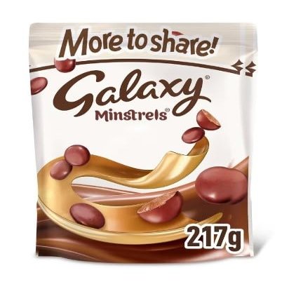 2 x Galaxy Minstrels Sharing Bag 217G Delicious Special For Easter Tasty And Twisty Treat Gift Hamper, Christmas,Birthday,Easter Gift Sold By Kidzbuzz