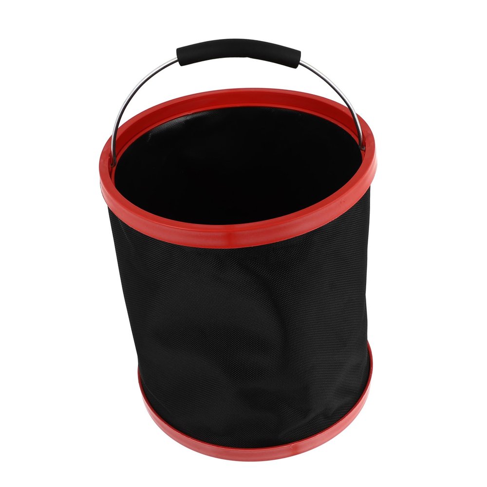 12L Portable Water Folding Bucket Wash Basin Comfort Grip Handle