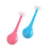 Mobestech Boys and Girls Supple Bristle Toothbrushes 2Pcs Set Portable Comfortable to Hold Tumbler Shaped for Newborns Dental Care Tool Teeth Cleaning view 1