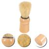 Beavorty Mens Beard Brush and Mustache Shave Cream Brush with Boar Bristles Handheld Grooming Tool for Salon and Home Use view 3