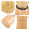 Beavorty Mens Beard Brush and Mustache Shave Cream Brush with Boar Bristles Handheld Grooming Tool for Salon and Home Use view 4