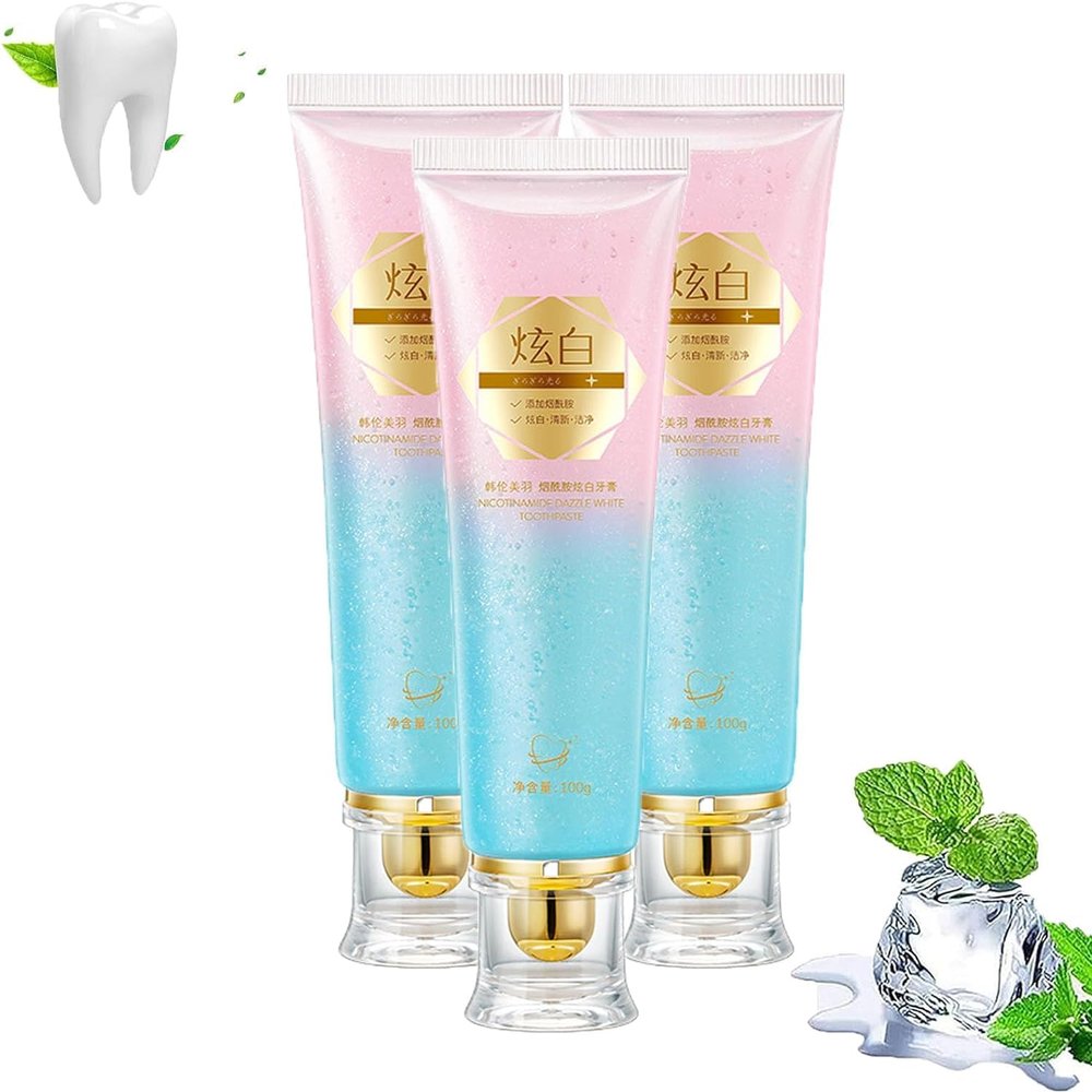 Niacinamide whitening Toothpaste Niacinamide whitening Toothpaste removes Stains and freshens Breath