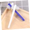 HAPINARY 4pcs Double-Headed Brush Set Multi-Tufted Angle-Trimmed Heads Firm Nylon Bristles Portable False Teeth Cleaning Tool view 2