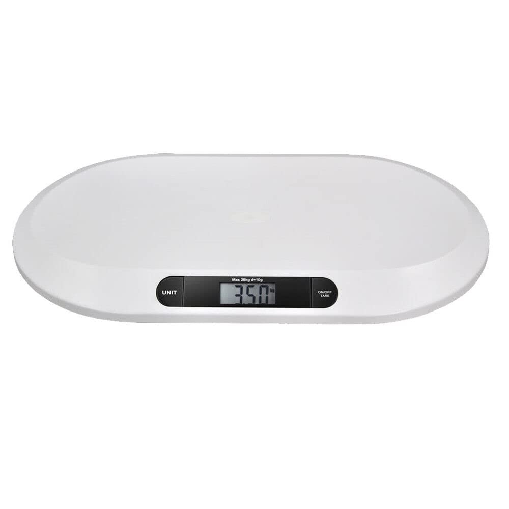 Baby Scale,20kg Electronic Baby Weighing Scales Infant Pet Bathroom Toddler Body Digital Scale for Weighing Babies, Rabbits, Cats, Dogs, etc.