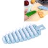 Fruit and Vegetable Cleaning Brush Carrot Shape Hanging Vegetable Brush Carrot Shape Vegetable Brush Fruit Cleaner Potato Scrubbing Brush Fruit Cleaner Kitchen Scrubber (Blue) view 2