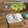AILE Blood-Pressure Monitor CE-Approved UK: Digital BP Machine Upper Arm for Home Use with Adjustable Large Cuff(22-42cm) - Voice Broadcast - Accurate and Reliable view 4
