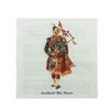 3ply Paper Soft Napkins Pack of 240 Nos - 33x33cm - Musical Piper Tartan - Scottish Design Napkins - Christmas, Dinner, Party, Party Night, Burns Supper,Scottish Wedding, Catering view 3