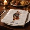 3ply Paper Soft Napkins Pack of 240 Nos - 33x33cm - Musical Piper Tartan - Scottish Design Napkins - Christmas, Dinner, Party, Party Night, Burns Supper,Scottish Wedding, Catering view 4