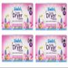 4 Pack Spring Fresh Tumble Dryer Laundry Sheets - 140 Sheets For Fresh Clothes and Linen view 1