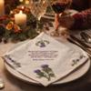 3ply Paper Soft Napkins Pack of 240 Nos - 33x33cm - Robert Burns Poem Tartan - Scottish Design Napkins - Christmas, Dinner, Party, Party Night, Burns Supper,Scottish Wedding, Catering view 4