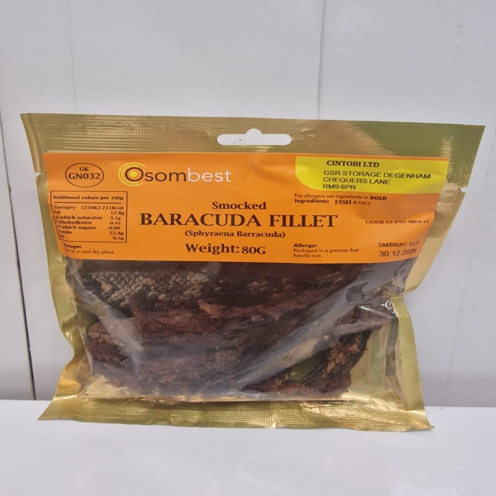 Smoked Baracuda Fillet (Sphyraena Barracuda) 80g