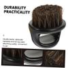 Angoily 2pcs Beard Styling Comb for Men Bristle Brush Hair and Double Sided Design for Detangle Hair Brush Use view 4
