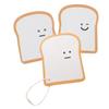 Gatuida Reusable Compact Cleaning Sponge 3pcs Set with Toast Print, Small Multi-Function Dish Washcloths for Kitchen Cleaning and Scrubbing view 1