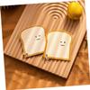 Gatuida Reusable Compact Cleaning Sponge 3pcs Set with Toast Print, Small Multi-Function Dish Washcloths for Kitchen Cleaning and Scrubbing view 4