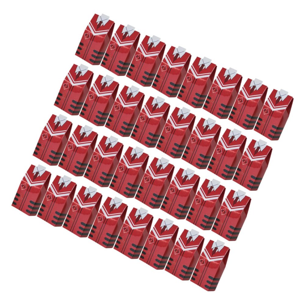 ABOOFAN 50pcs Graduation Paper Candy Boxes Sweets Treats Favor Boxes Bulk Lids Bachelor's Uniform